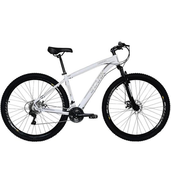 Bicicleta Aro 29 Southbike Alumínio 21 Marchas Câmbio Shimano Freio a Disco Stark 2018 - Branco+Cinza Menor preço em Bicicleta Aro 29 Southbike Alumínio 21 Marchas Câmbio Shimano Freio a Disco Stark 2018 - Branco+Cinza