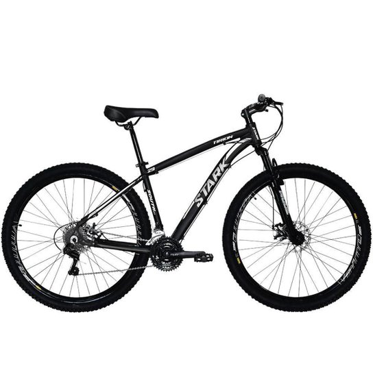 Bicicleta Aro 29 Southbike Alumínio 21 Marchas Câmbio Shimano Freio a Disco Stark 2018 - Prata+Branco