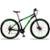 Bicicleta aro 29 Spaceline vênus Aço 21 Vel freio a disco - Preto+verde