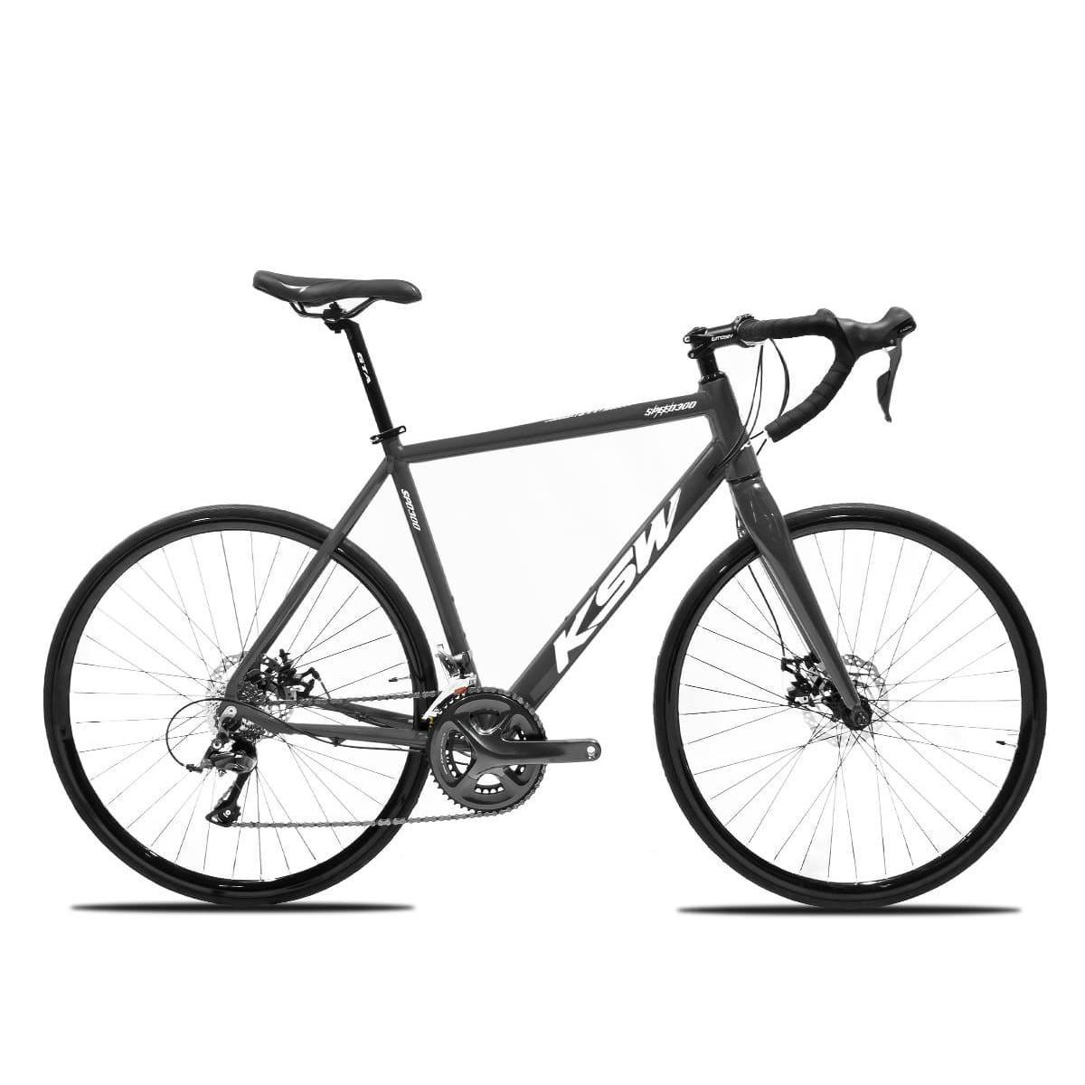 Bicicleta Aro 700 KSW Speed Road 300 18 Velocidades Freio a Disco