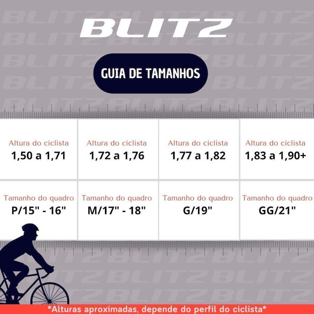 Bicicleta Blitz COMODO URBANA Shimano 21v