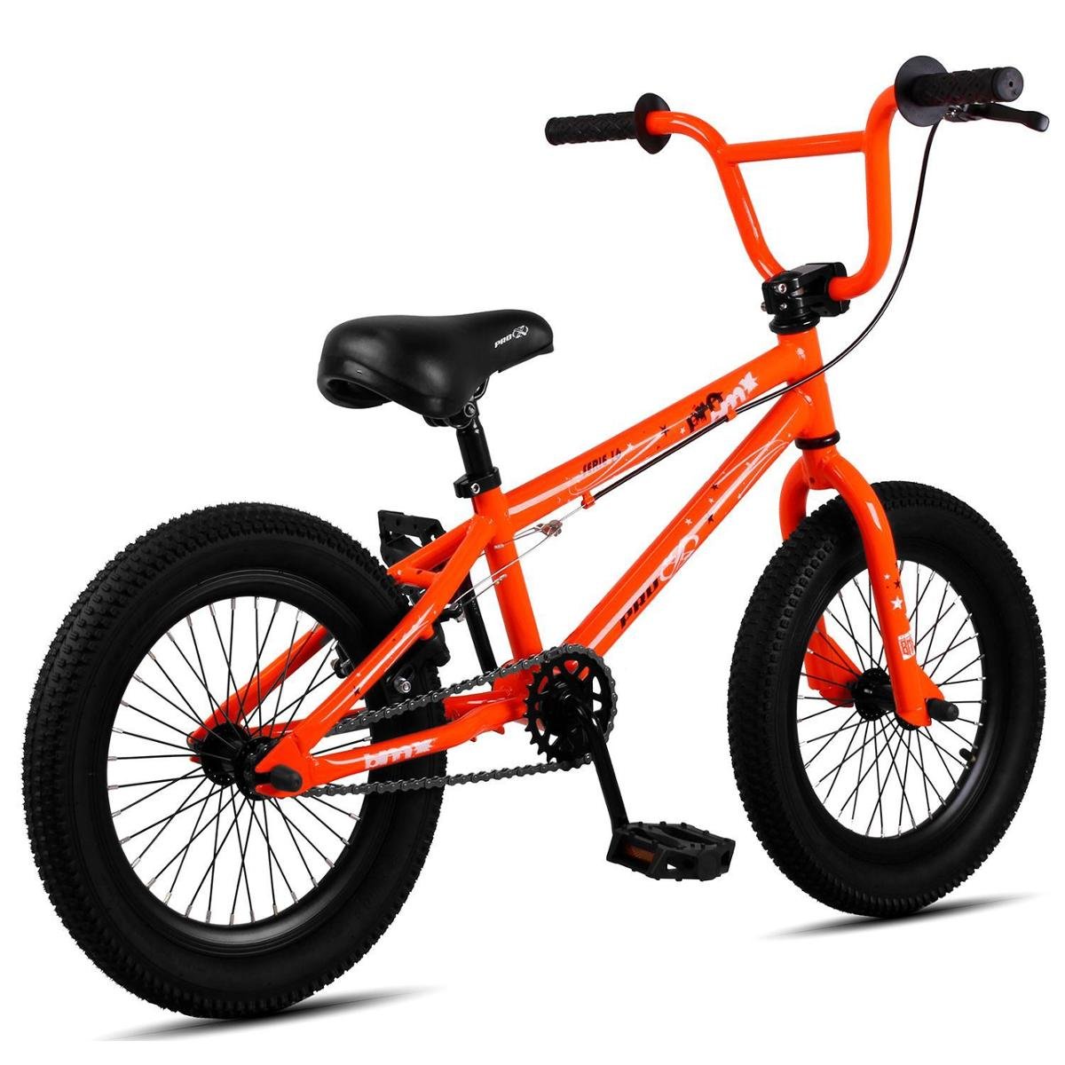 Bicicleta BMX Aro 16 Pro-X Série 16 Freio U-Brake Hi-Ten Infantil