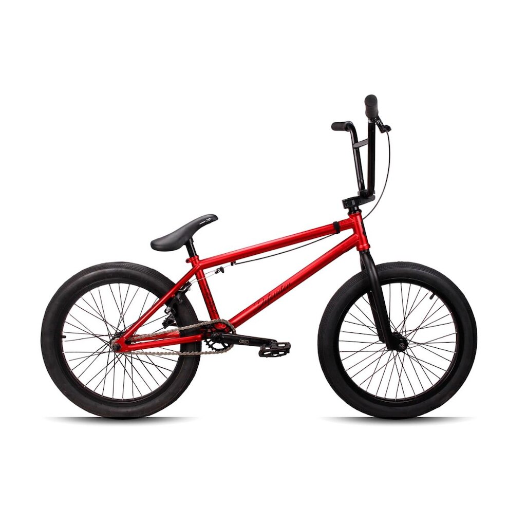 Bicicleta Bmx Defender Freestyle 100% Cro-mo Vermelho Fosco
