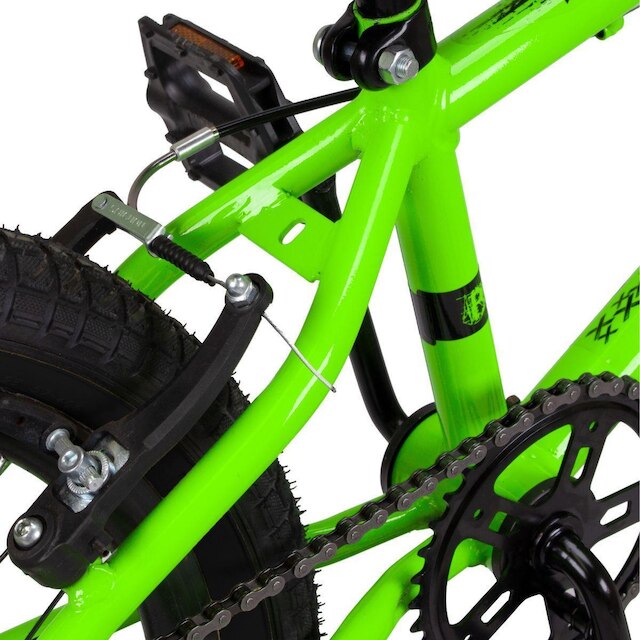 Bicicleta BMX Infantil aro 20 Pro-X Série 1 Verde Preto