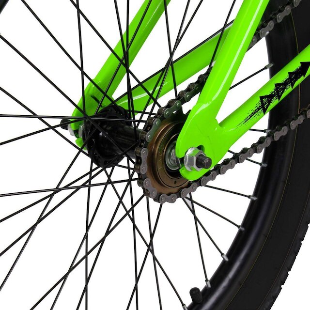 Bicicleta BMX Infantil aro 20 Pro-X Série 1 Verde Preto