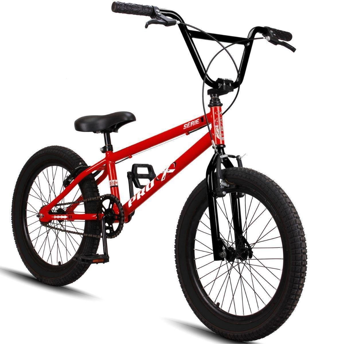お*し様 BMX 20インチ 赤 Bicicleta BMX Infantil aro 20 Pro-X Série 1 - Vermelho | Netshoes