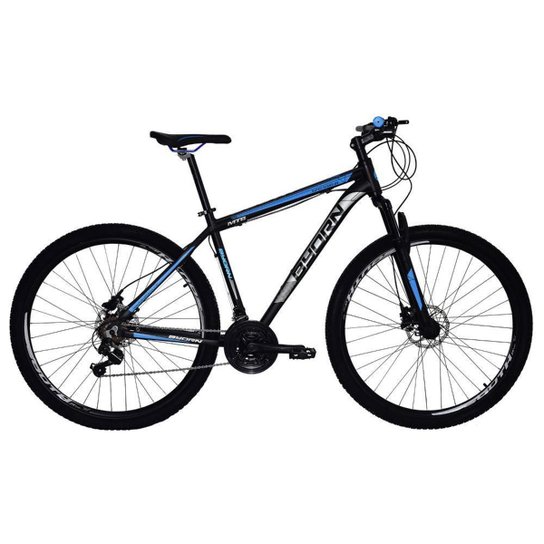 Bicicleta Byorn Extreme Aro 29 Alumínio Freio A Disco Suspensão 21 Marchas - Preto+Azul Menor preço em Bicicleta Byorn Extreme Aro 29 Alumínio Freio A Disco Suspensão 21 Marchas - Preto+Azul