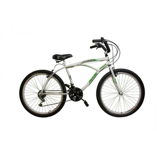 BICICLETA CAIÇARA 18V - Branco Menor preço em BICICLETA CAIÇARA 18V - Branco