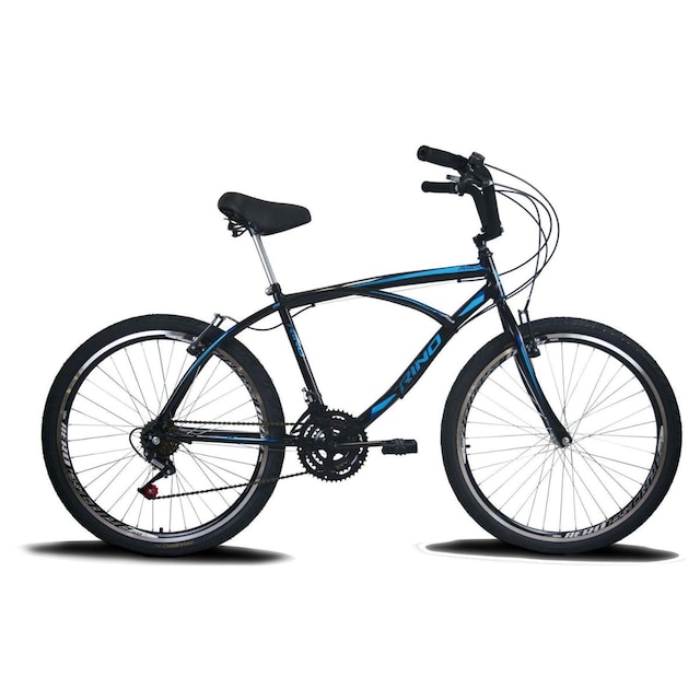 BICICLETA CAIÇARA 18V - Preto+Azul é ruim? BICICLETA CAIÇARA 18V - Preto+Azul é boa?