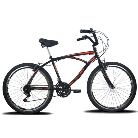 BICICLETA CAIÇARA 18V - Preto+Laranja é boa?
