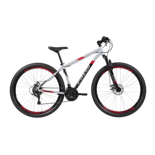 Bicicleta Caloi Supra 2020 Aro 29 M 21v - Prata Menor preço em Bicicleta Caloi Supra 2020 Aro 29 M 21v - Prata