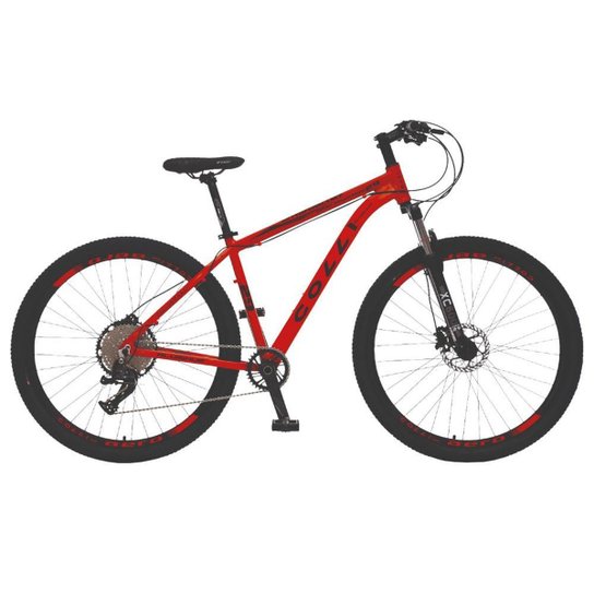 Bicicleta Colli MTB Aro 29 Freio a Disco Hidráulicos 12 Velocidades - Colli Bike - Preto+Vermelho Menor preço em Bicicleta Colli MTB Aro 29 Freio a Disco Hidráulicos 12 Velocidades - Colli Bike - Preto+Vermelho