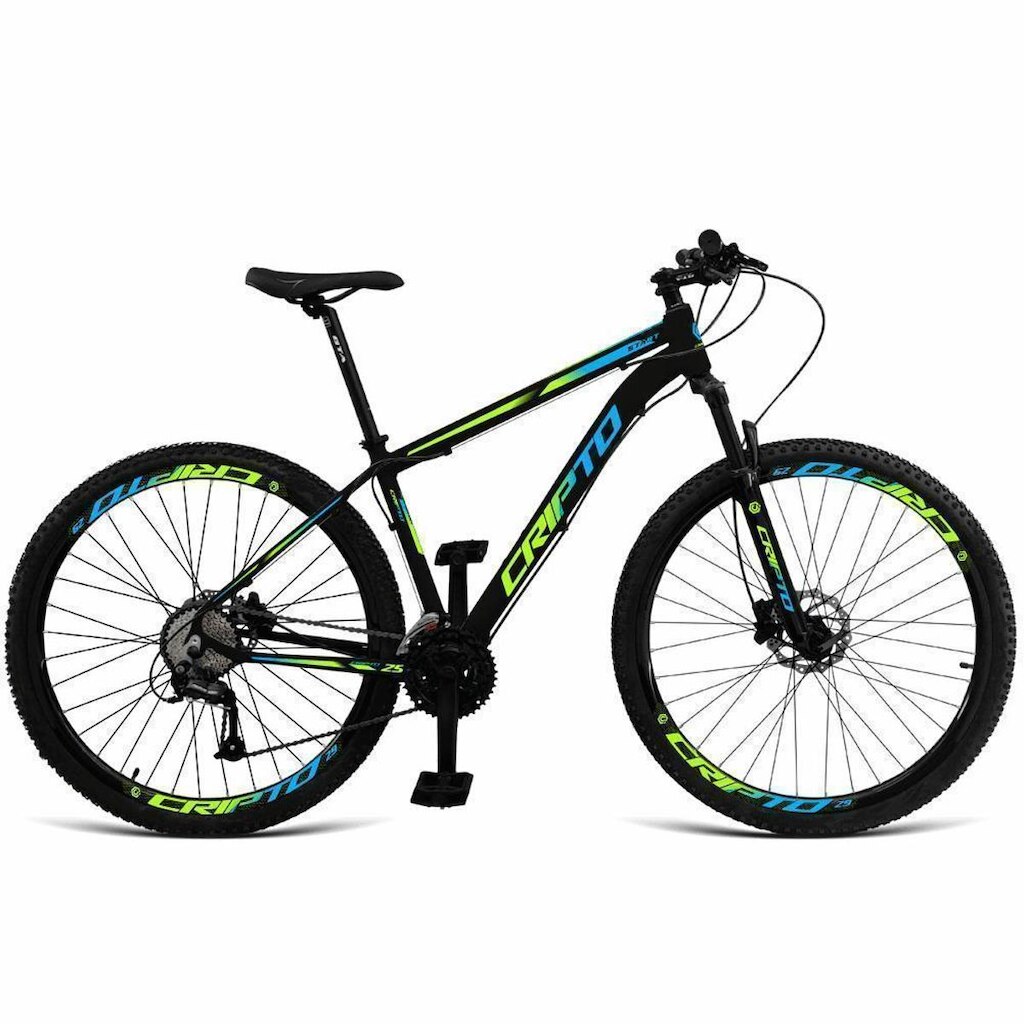 Bicicleta Cripto Bike Aro 29 Cripto 24v Shimano Fr. Hidraulico/Trava/K7