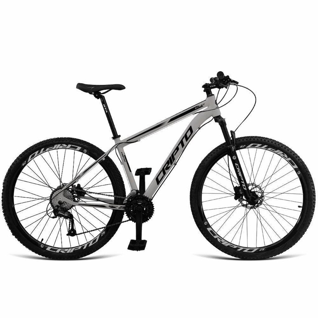 Bicicleta Cripto Bike Aro 29 Cripto 24v Shimano Fr. Hidraulico/Trava/K7