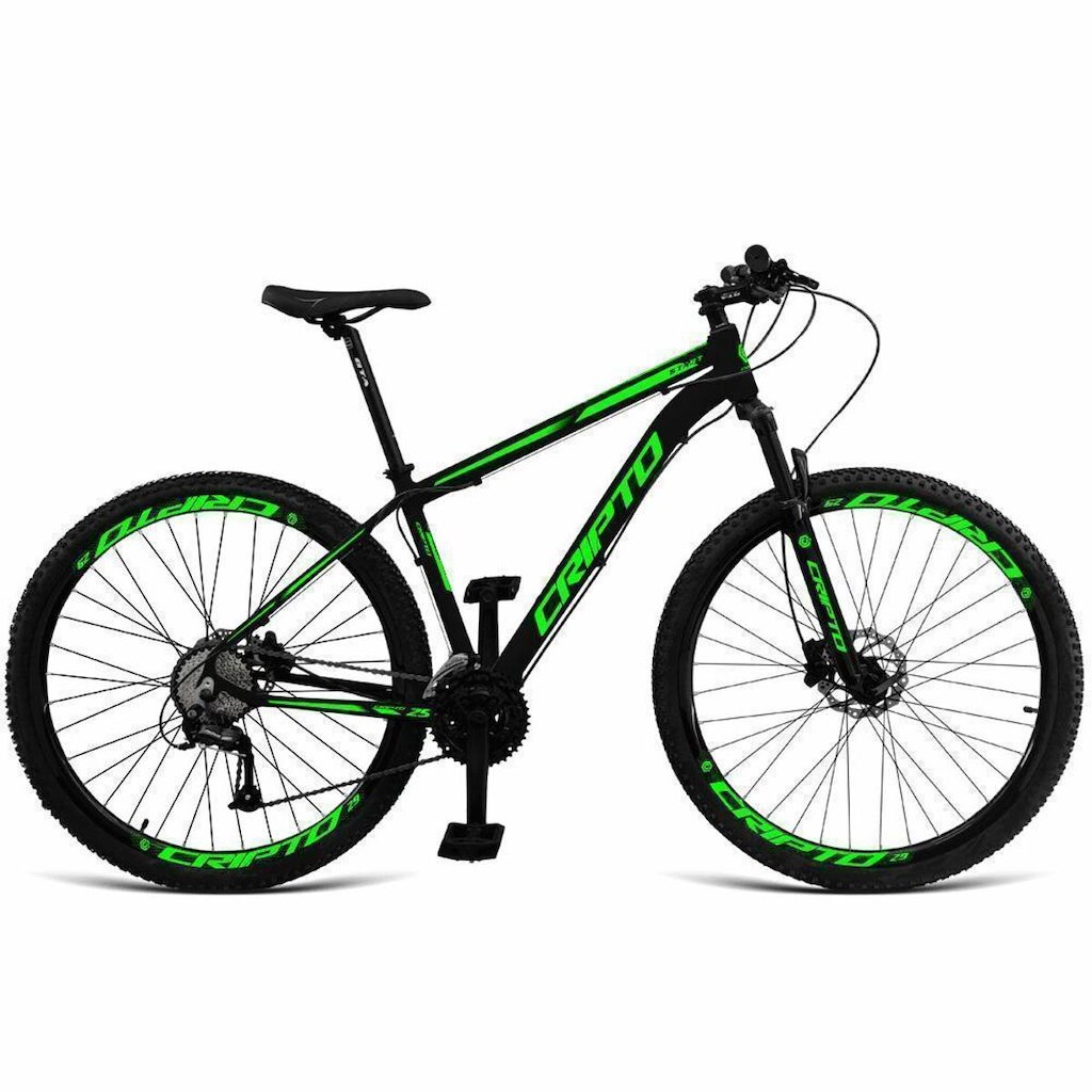 Bicicleta Cripto Bike Aro 29 Cripto 24v Shimano Fr. Hidraulico/Trava/K7