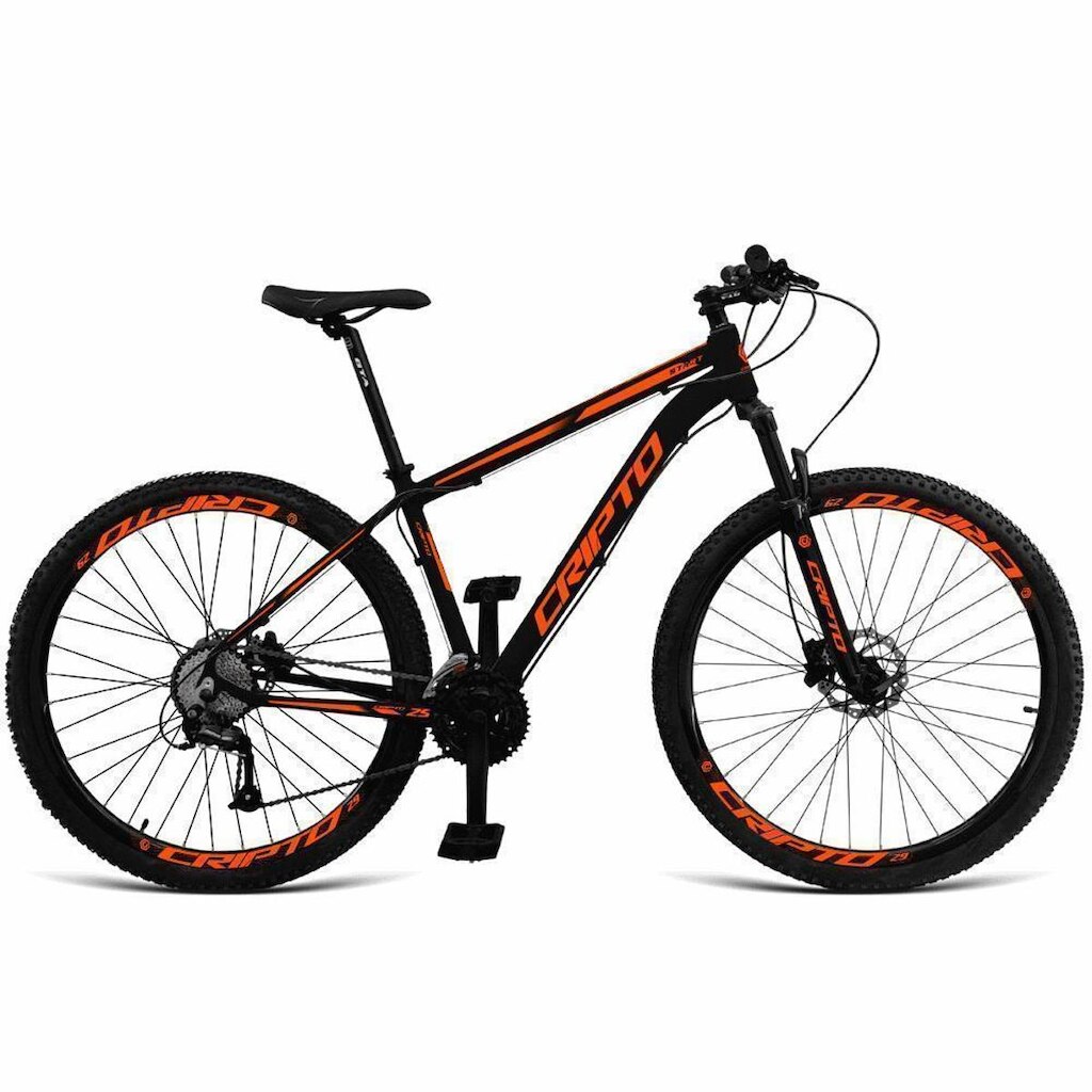 Bicicleta Cripto Bike Aro 29 Cripto 24v Shimano Fr. Hidraulico/Trava/K7