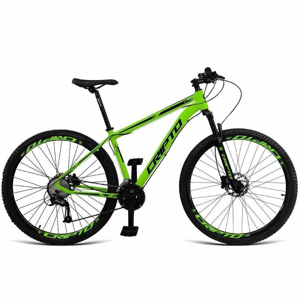Bicicleta Cripto Bike Aro 29 Cripto 24v Shimano Fr. Hidraulico/Trava/K7