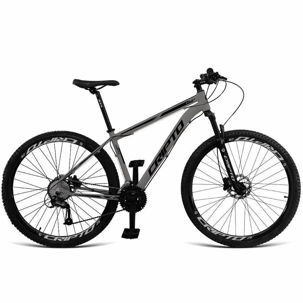 Bicicleta Cripto Bike Aro 29 Cripto 24v Shimano Fr. Hidraulico/Trava/K7