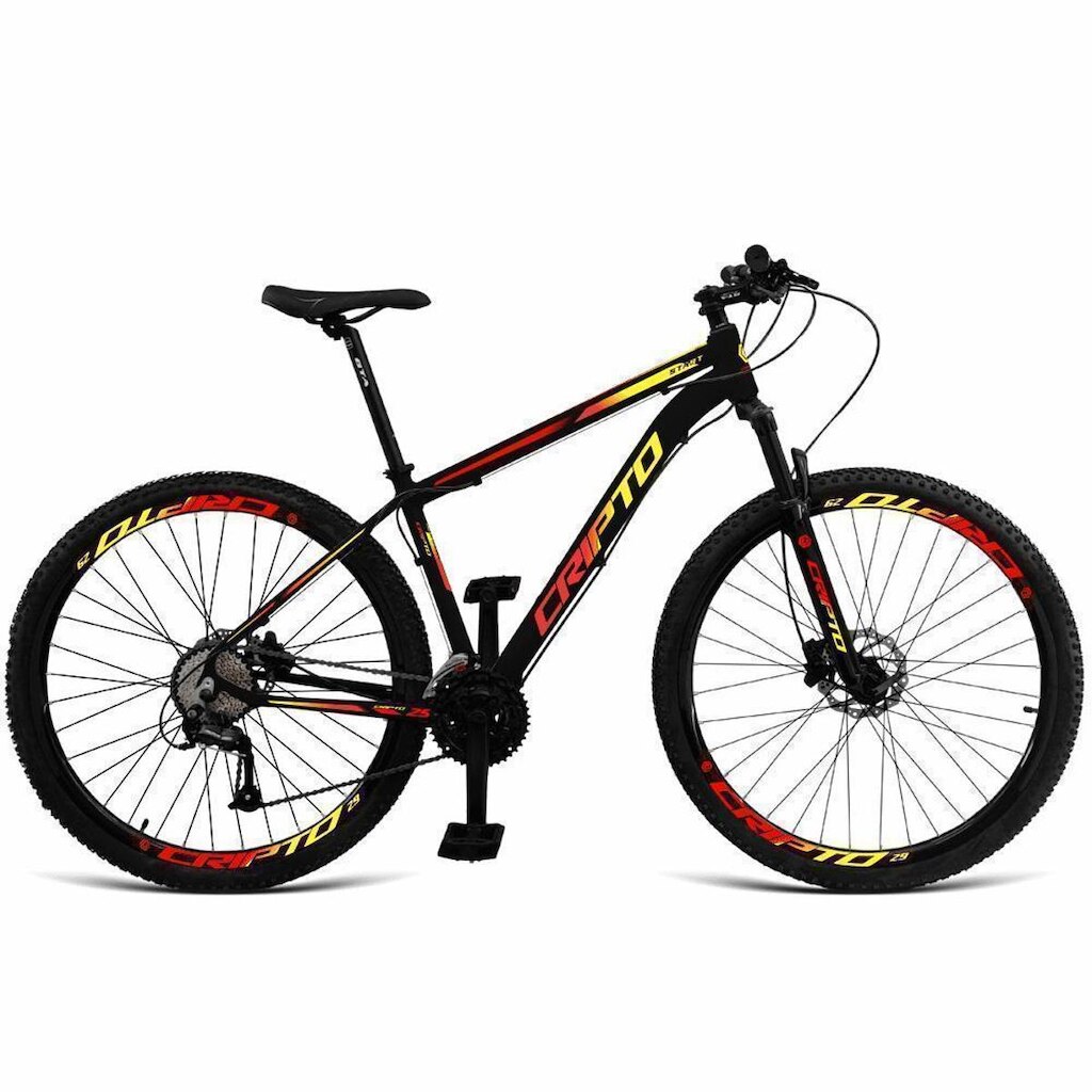 Bicicleta Cripto Bike Aro 29 Cripto 24v Shimano Fr. Hidraulico/Trava/K7