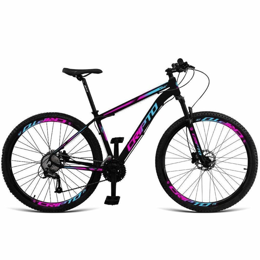 Bicicleta Cripto Bike Aro 29 Cripto 27 Marchas Freio Hidráulico Trava/K7