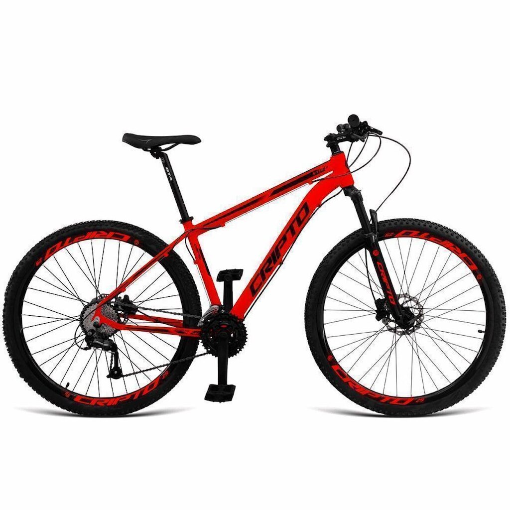 Bicicleta Cripto Bike Aro 29 Cripto 27v Shimano Fr. Hidraulico Trava/k7