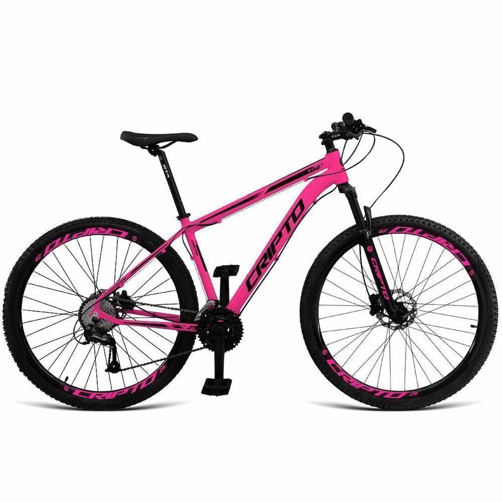 Bicicleta Cripto Bike Aro 29 Cripto 27v Shimano Fr. Hidraulico Trava/k7