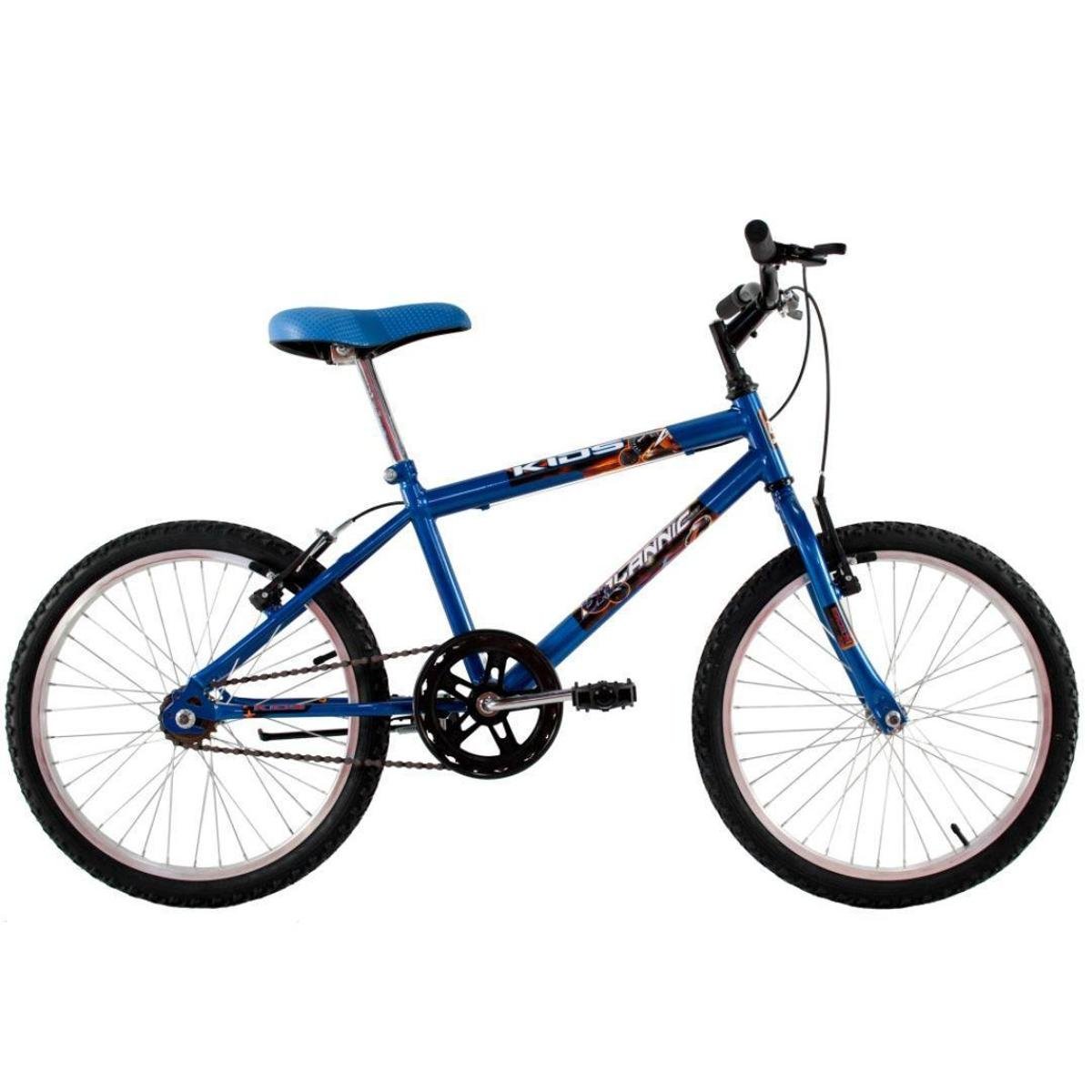 Bicicleta Dalannio Bike Cross Kids Aro 20 Rígida 1 Marcha - Azul