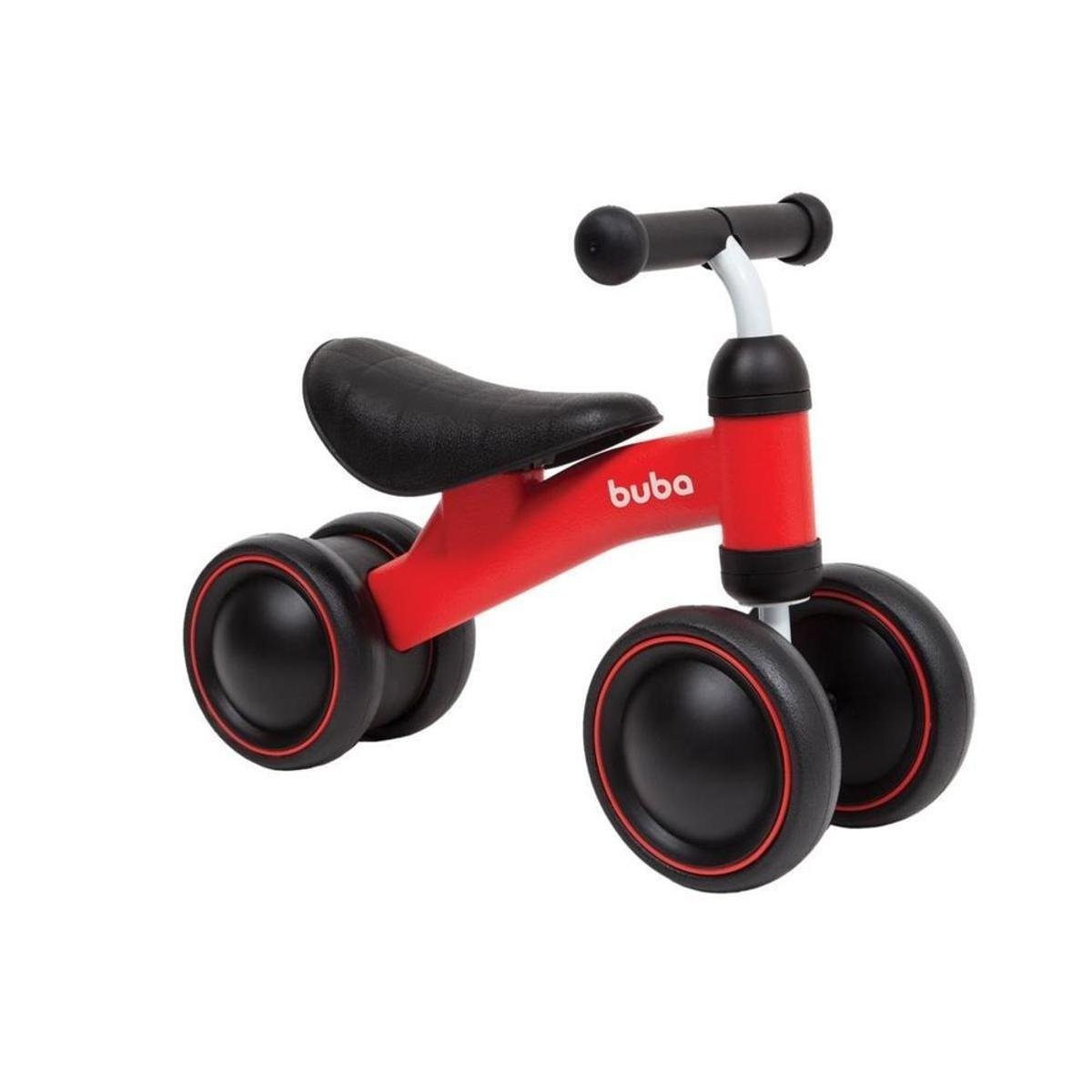 Bicicleta de Equilíbrio 4 Rodas Vermelho Buba - Vermelho | Netshoes