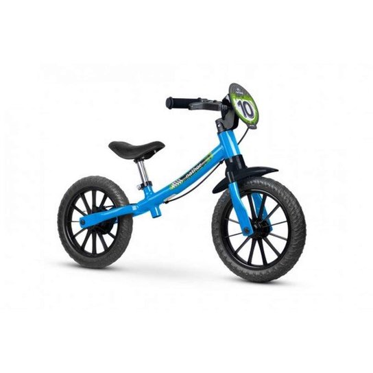 Bicicleta De Equilíbrio Balance Bike Sem Pedal Nathor - Azul Menor preço em Bicicleta De Equilíbrio Balance Bike Sem Pedal Nathor - Azul