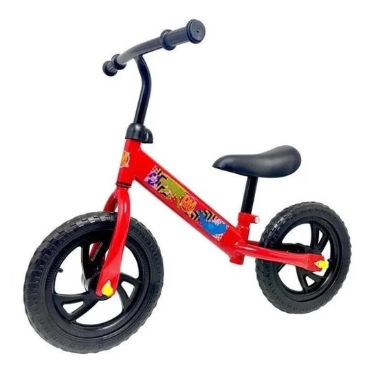 Bicicleta De Equilibrio Infantil Sem Pedal Balance Até 25kg - Vermelho Menor preço em Bicicleta De Equilibrio Infantil Sem Pedal Balance Até 25kg - Vermelho