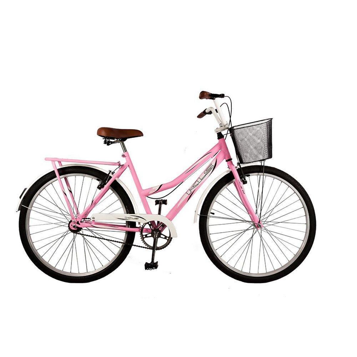 Bicicleta de Passeio KLS Retro Aro 26 com Freios V-brake Menor preço em Bicicleta de Passeio KLS Retro Aro 26 com Freios V-brake
