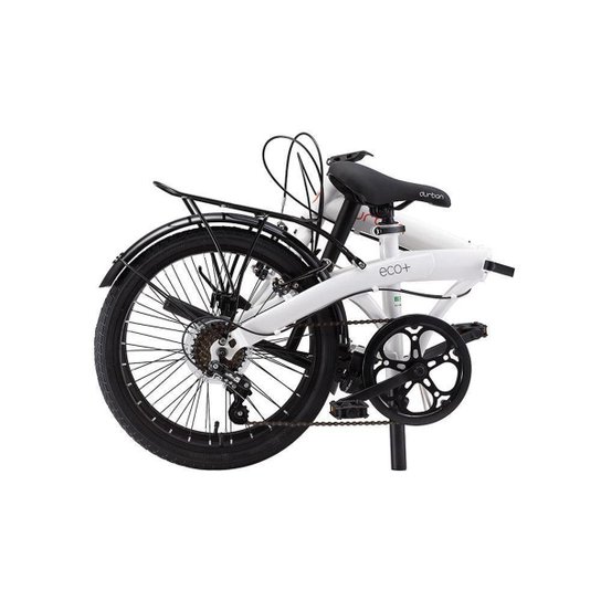 Bicicleta dobrável Durban aro 20” de 6 velocidades Shimano e quadro de aço Eco+ - Branco Menor preço em Bicicleta dobrável Durban aro 20” de 6 velocidades Shimano e quadro de aço Eco+ - Branco