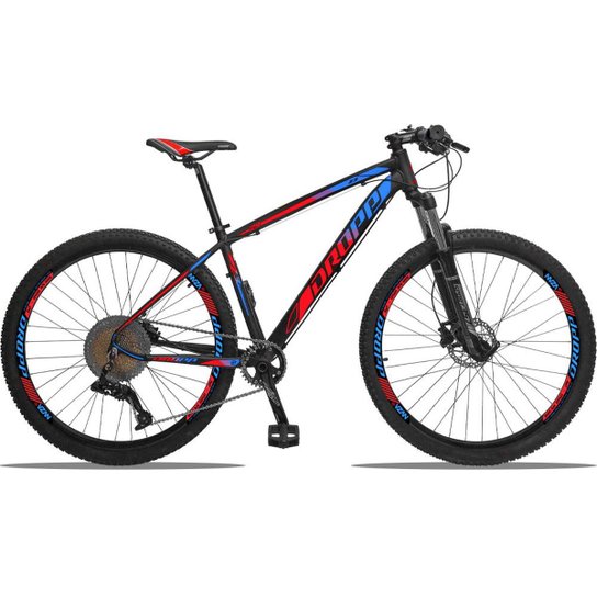 Bicicleta Dropp Aro 29 Z3 Kit Absolute 11V Freio a Disco Hidráulico - Vermelho+Azul é ruim? Bicicleta Dropp Aro 29 Z3 Kit Absolute 11V Freio a Disco Hidráulico - Vermelho+Azul é boa?