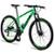 Bicicleta Dropp Z3 Aro 29 Câmbios Shimano 21 Marchas Freio a Disco Mecânico com Suspensão - Verde+Preto