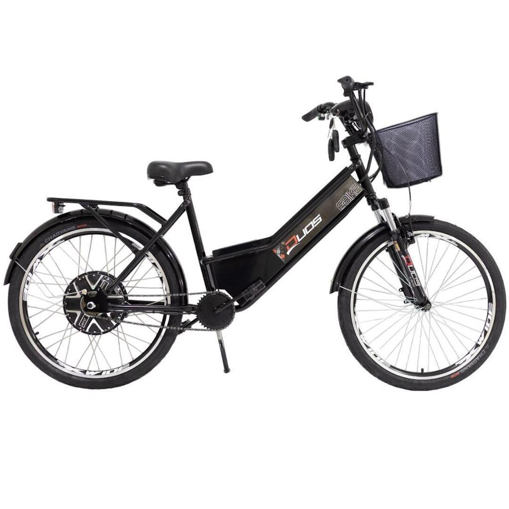 Bicicleta Duos Elétrica Confort 800W 48V 15Ah Cestinha