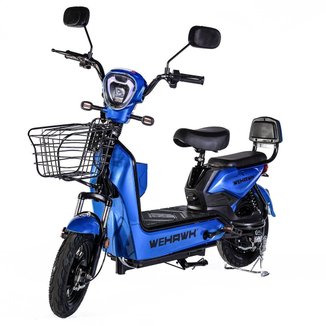 Bicicleta Elétrica 500W WeHawk Basket Autonomia 40Km Autopropelido