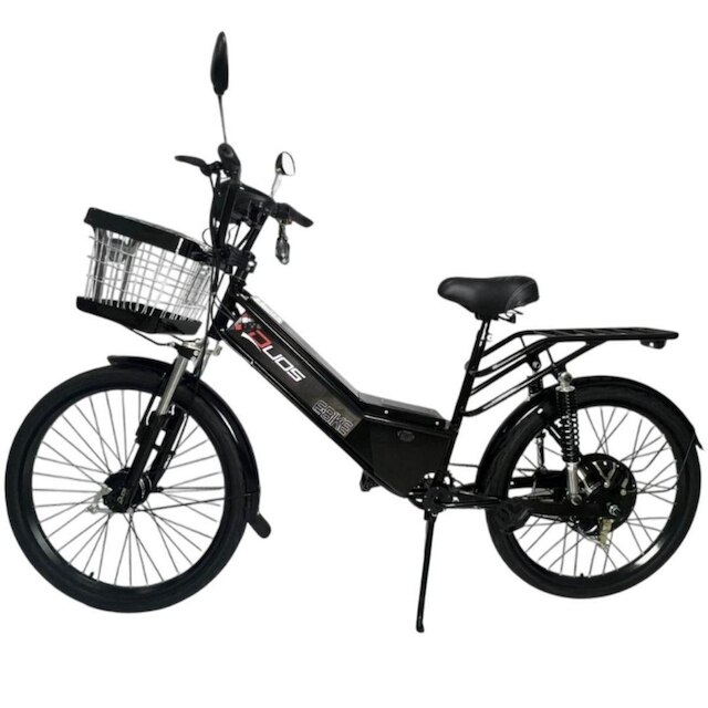 Bicicleta Elétrica Bateria de Lítio 48V 13Ah New Confort FULL Preta