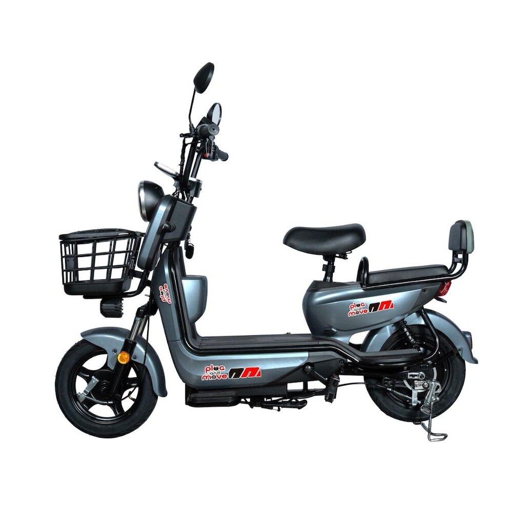 Bicicleta Elétrica - Classic PAM - 800w - Cinza - Plug and Move