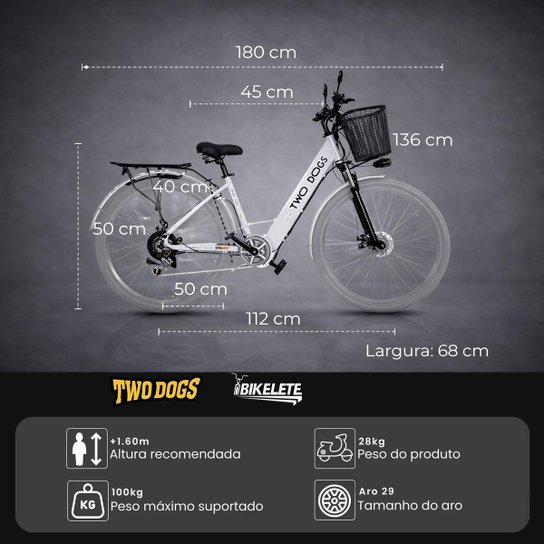 Bicicleta Eletrica Classic S3 36V 350W