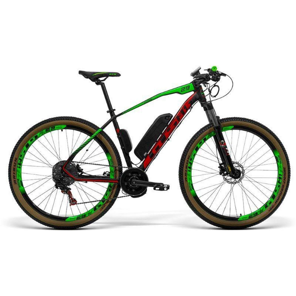 Bicicleta Elétrica GTS Aro 29 Freio a disco Hidráulico Suspensão