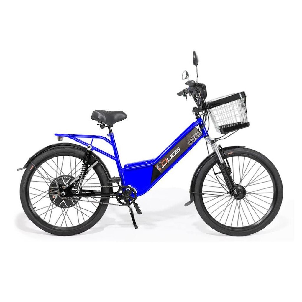 Bicicleta Elétrica - New Full 800w Lithium - Azul - Duos Bikes