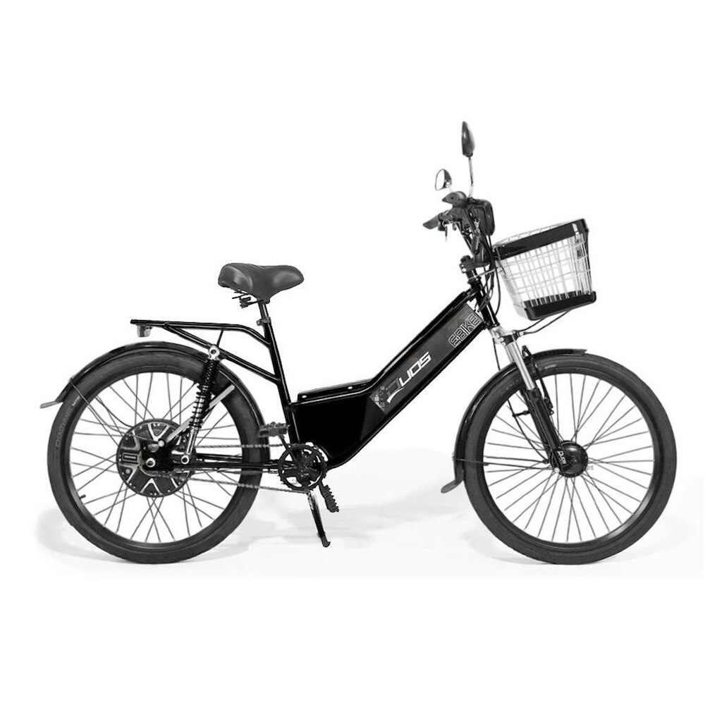 Bicicleta Elétrica - New Full 800w Lithium - Preta - Duos Bikes