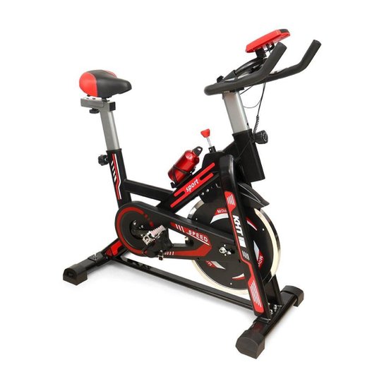 Bicicleta Ergométrica Bike Spinning Cardio Fitness com Computador KHT - Preto Menor preço em Bicicleta Ergométrica Bike Spinning Cardio Fitness com Computador KHT - Preto