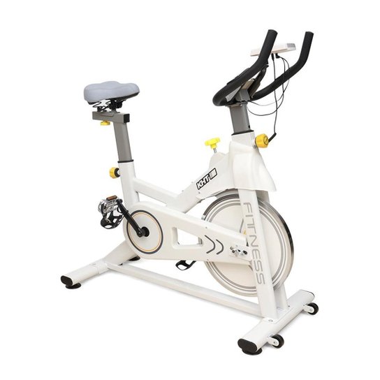 Bicicleta Ergométrica Bike Spinning Cardio Fitness KHT com Computador - Branco Menor preço em Bicicleta Ergométrica Bike Spinning Cardio Fitness KHT com Computador - Branco