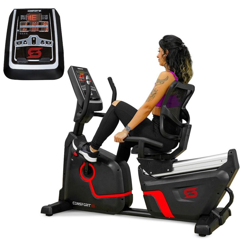Bicicleta Ergométrica Horizontal H3000 Aparelho para Academia Consport