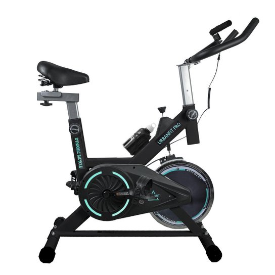 Bicicleta Ergométrica Spinning Fitness - Preto - Preto Menor preço em Bicicleta Ergométrica Spinning Fitness - Preto - Preto