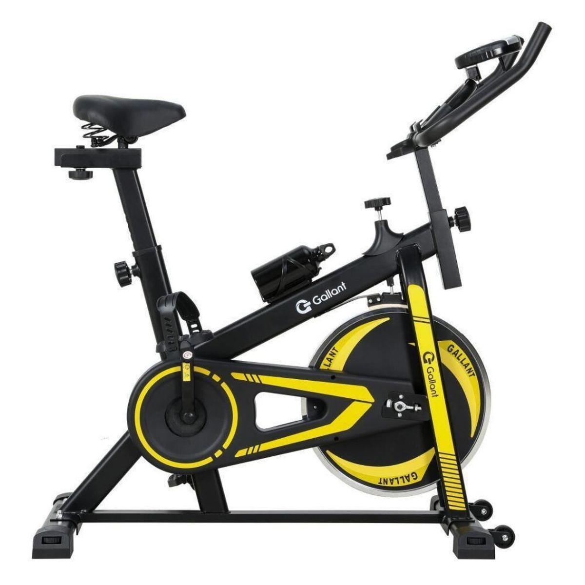 Bicicleta Ergométrica Spinning Gallant Power X Mecânica Ate 120kg Roda De Inercia 6kg (GSB06HBTB-PT)