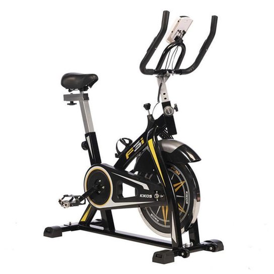 Bicicleta Ergométrica Spinning Kikos F3I  Roda de inércia 10Kg