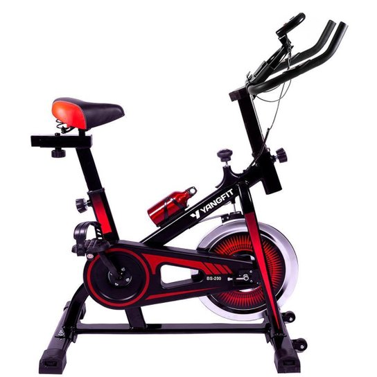 Bicicleta Ergométrica Spinning Roda Inércia Yangfit BS-200 - Preto Menor preço em Bicicleta Ergométrica Spinning Roda Inércia Yangfit BS-200 - Preto