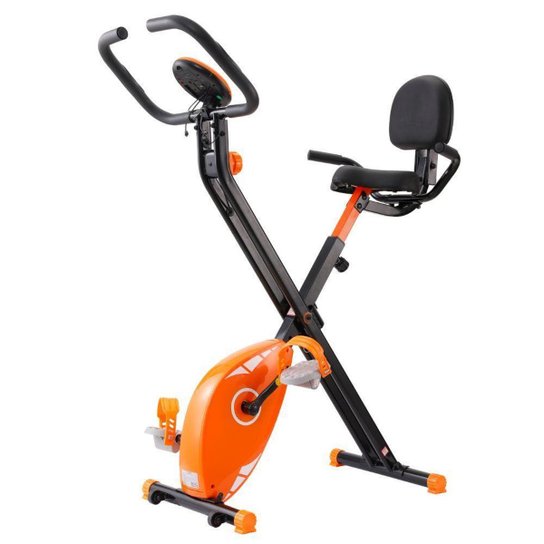 Bicicleta Ergométrica Vertical Dobrável X-Bike Yangfit - Laranja Menor preço em Bicicleta Ergométrica Vertical Dobrável X-Bike Yangfit - Laranja